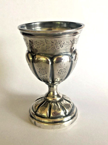 Antiker eierbecher silber - antiker,