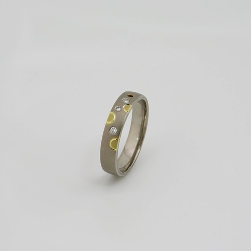 Ring mit 05ct h si - ring, 0,05ct