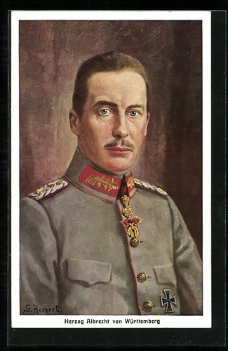 Heerführer herzog albrecht - ak,