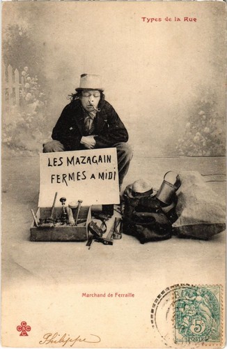 Cpa paris arten - der, le