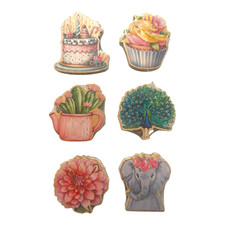 Große Motivstempel 6x9cm Bunt