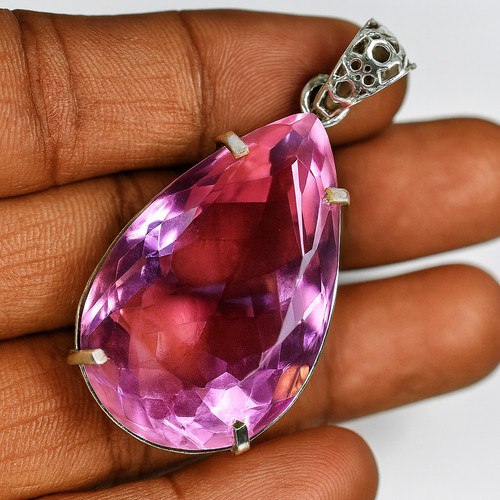 925 sterlingsilber rosa topas - sterlingsilber,