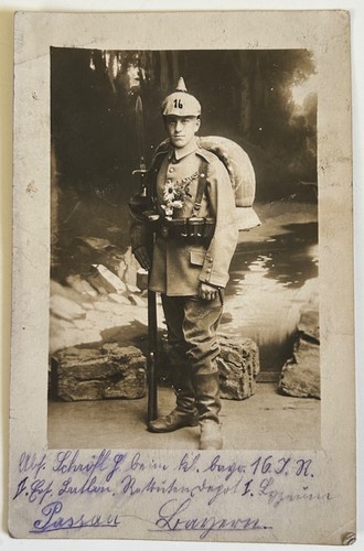 Wk1 foto soldat infanterie - foto, nr