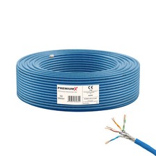 CAT 8 50m Netzwerkkabel Simplex LAN Internet Kabel Ethernet Datenkabel Eca Cat.8