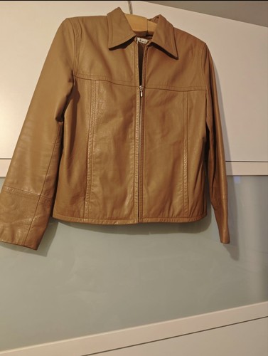 Damen lederjacke braun - damen,