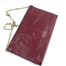 VTG Leder Clutch Tasche |