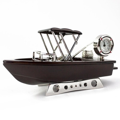 Metall tischuhr boot - metall,