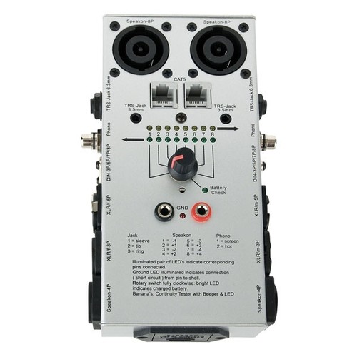 Dap kabeltester pro rj45 xlr - kabeltester,