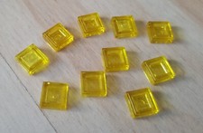 10 gelb-durchsichtige Lego