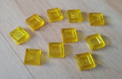 Gelb durchsichtige lego - 10, gelb-durchsichtige