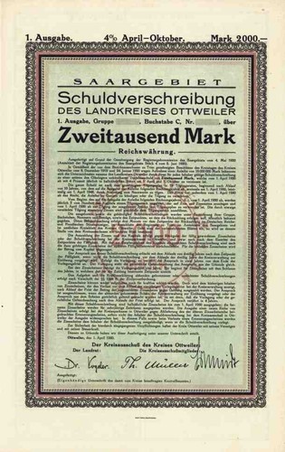 Ottweiler landkreis saargebiet - landkreis,