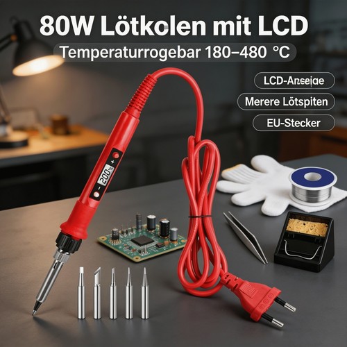 80w lötkolben lcd temperatur - lötkolben,