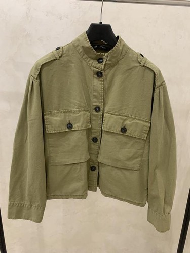 Women zara jacket khaki - zara,
