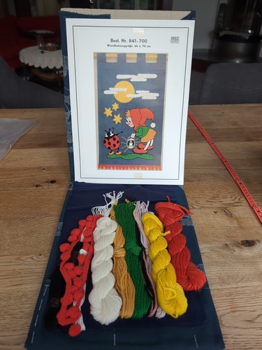 Stickbild wandbehang zum - wandbehang,