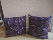 Sofa Kissen weinrot gemustert