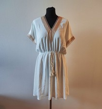 SheIn LUNE Cremeweißes Kleid