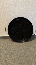 Große Emaillierte Paellapfanne / Servierpfanne mit Griffen Ø Ca. 40cm Schwarz