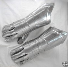 Platten Ritter Handschuhe Larp Rüstung Helm Ritterhelm Reenactment sca  R21B