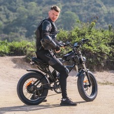 Elektrofahrrad 20 Zoll E Mountainbike 48V 15AH Akku Ebike Herren/Damen E-Bike