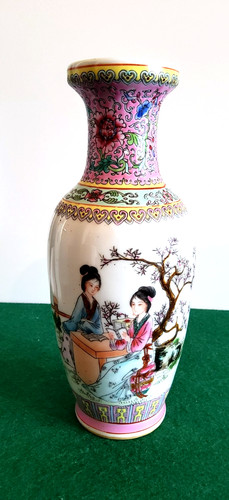China porzellan vase hof dame - vase,