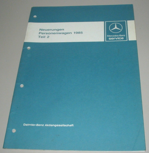 Werkstatthandbuch mercedes - mercedes, w