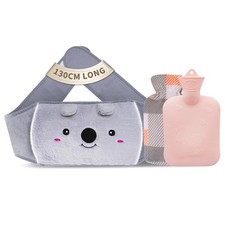 Wärmflasche Wärmflaschengürtel 1L 130cm Extra Langer 3 in 1 Koala Wärmflasche gü