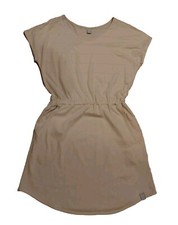 Sommerkleid IRIEDAILY Shirtkleid Damen Gr.S Kurz Leicht Cotton 100% Beige Top 