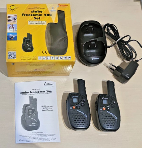 Handfunkgeräte stabo freecomm - handfunkgeräte,