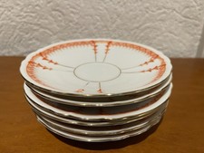 6 Untertassen Teller Eschenbach Bavaria Porzellan