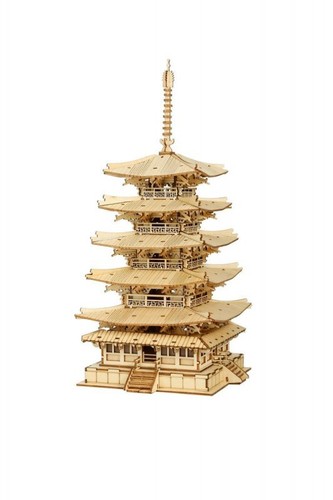 Lasercut holzbausatz pagode - lasercut,