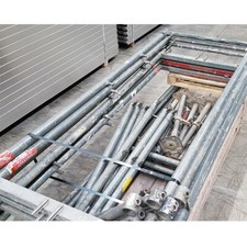 gebrauchtes Plettac Fassadengerüst 66m² SL 70 Baugerüst Holzbohle Stahlgerüst