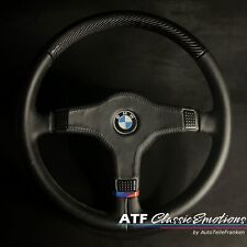 BMW Lenkrad Carbon M-Technik 1 E30 E24 E34 E28 E32 Echtleder Größe 385 MM -NR2