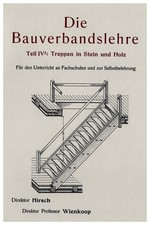 Bauverbandslehre treppen in - bauverbandslehre,
