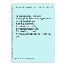 Arbeitsgesetze: mit den wichtigsten Bestimmungen zum Arbeitsverhältnis 1540274-2