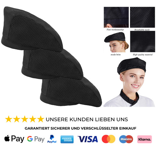 Kochmütze mesh unisex cf9021 - kochmütze,