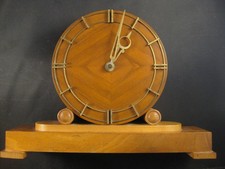 Antike Tischuhr Kaminuhr Holz