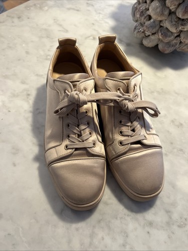 Louboutin sneaker samt gold - samt, gr