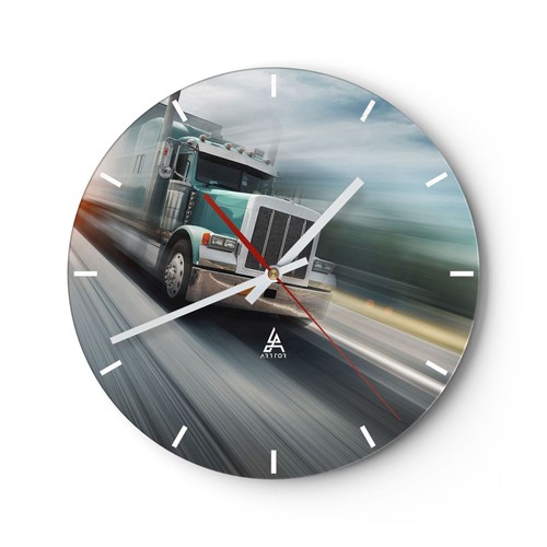 Modern wanduhr 40x40cm rund - modern,