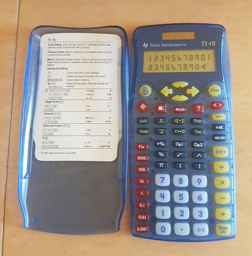 Texas instruments 15 - texas, ti-15