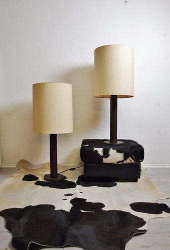 Paar teak design lampen s - paar,