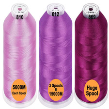 Stickgarn 3er Set Lila
