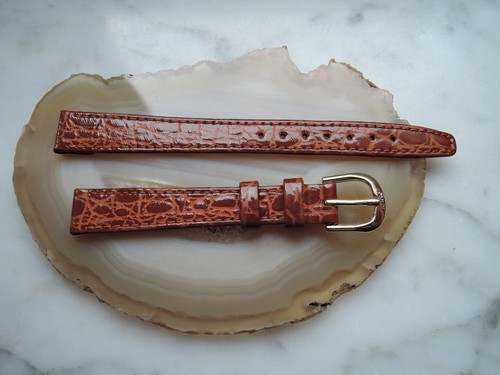 Leder uhrenarmband braun - leder,