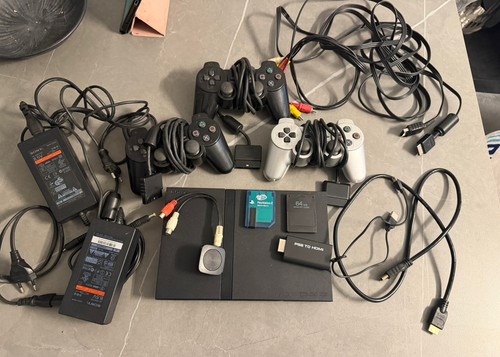 Sony ps2 slim inkl 3 - slim, inkl.