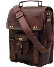 Hochwertige Herren-Kuriertasche 11 Zoll x 9 Zoll Leder Kuriertasche Business ...