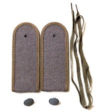 DDR NVA GT Schulterstücke Felddienstuniform FDU Soldat mit Befestigung