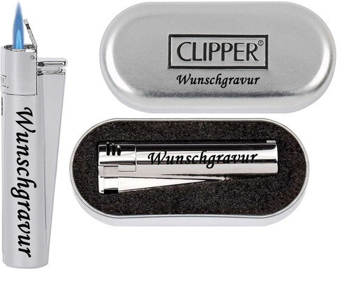 Clipper metall feuerzeug jet - metall,