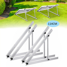 4X PV Halter 114cm Solarmodul Balkonkraftwerk Flachdach 0°-90° Aufständerung