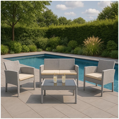 Teiliges polyrattan - 4-teiliges,