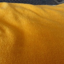 Zwei Spannbetttücher Kneer FLAUSCH FROTTEE orange 100 x 200 cm top