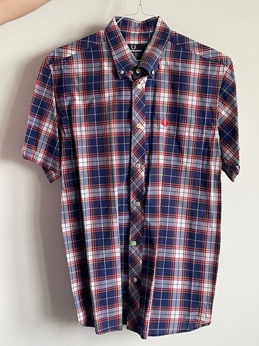 Fred perry kurzarmhemd tartan - perry,
